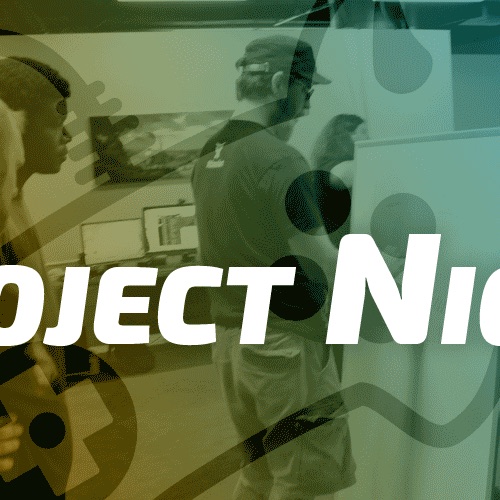 Buffalo Game Space project night artwork showing local game developers
