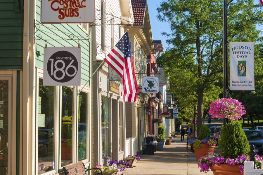 Small-business commercial street used for the SCORE leasing workshop